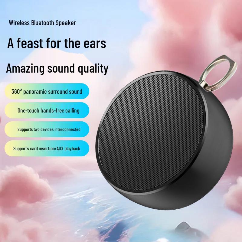 High-Quality Sound Bluetooth Outdoor Speaker: Portable with Subwoofer, Card Slot, and Large Volume (Model BS02)