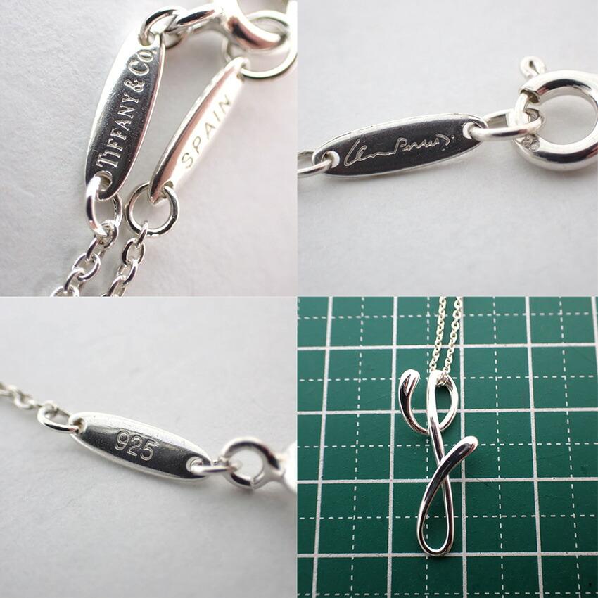 [Used] TIFFANY/Tiffany 925 Initial/Y Pendant/Necklace/j39-9