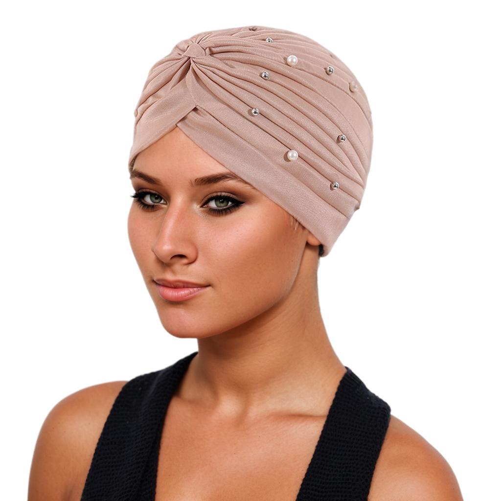 Ethnic Turban Hat Baotou Hat Moon Melon Hat Sleep Cap Chemo Hat Indian Hat