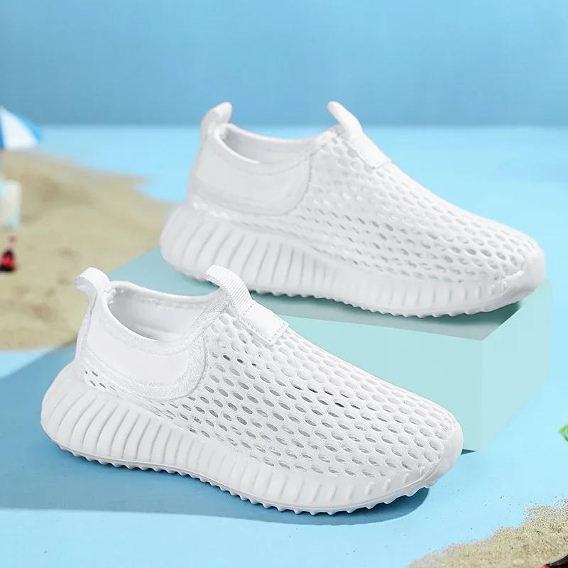 Summer Fashion Boys Sneakers Tennis Girl Sports Shoes for Children Mesh Breathable Trainers Kids Running Shoes Zapatillas Niño 8