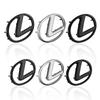 Car Steering Wheel Center Logo Emblem For Lexus ES300 RX330 RX300 GS300 IS250 IS200 CT200h IS300 NX RX LX GX GS Auto Accessories