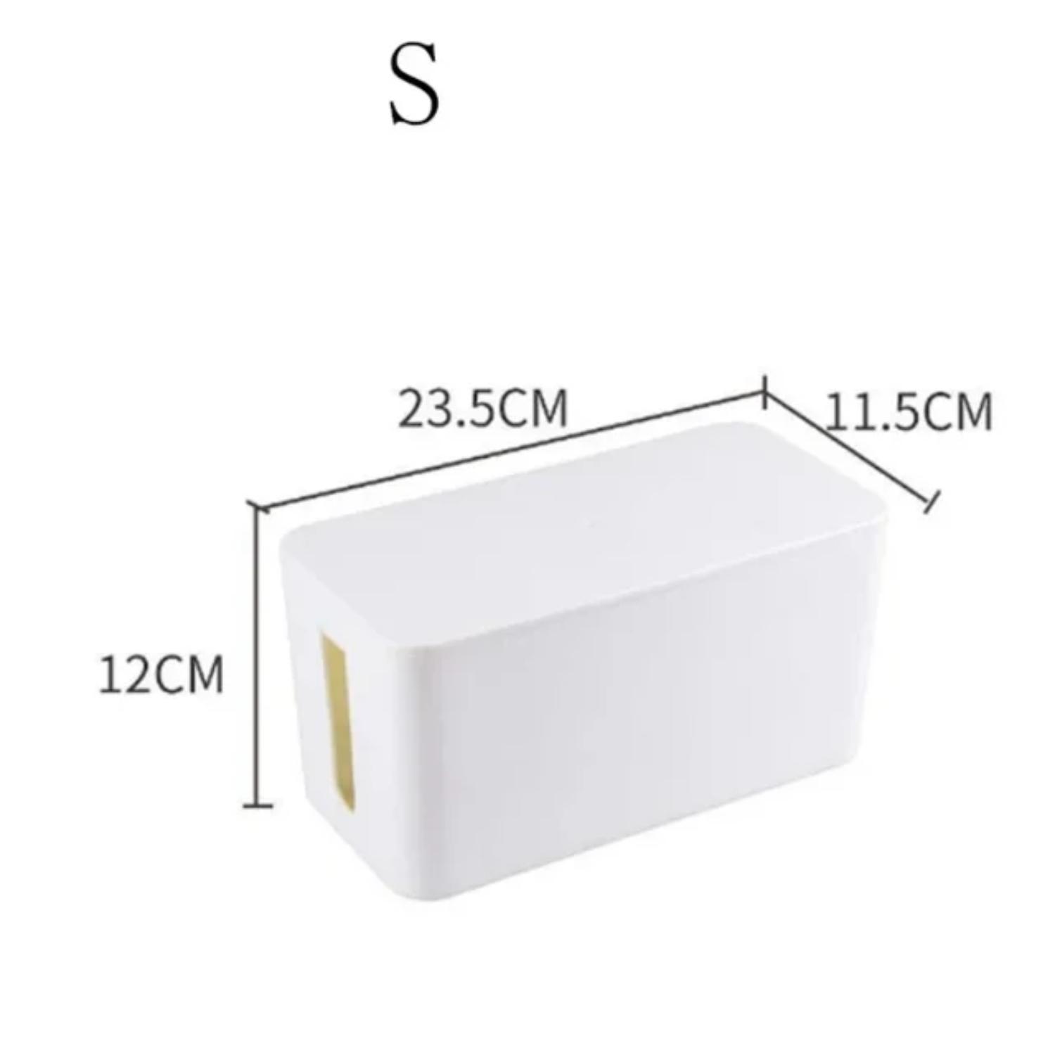 Cable Box Power Board Wire Management Socket Strip Wire Case Dust Charger Socket Organizer Network Bin Charger