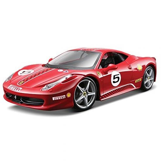 Bburago 1:24 Ferrari 458 Italia RED Diecast Model Sports Car New Race /& Play TOY