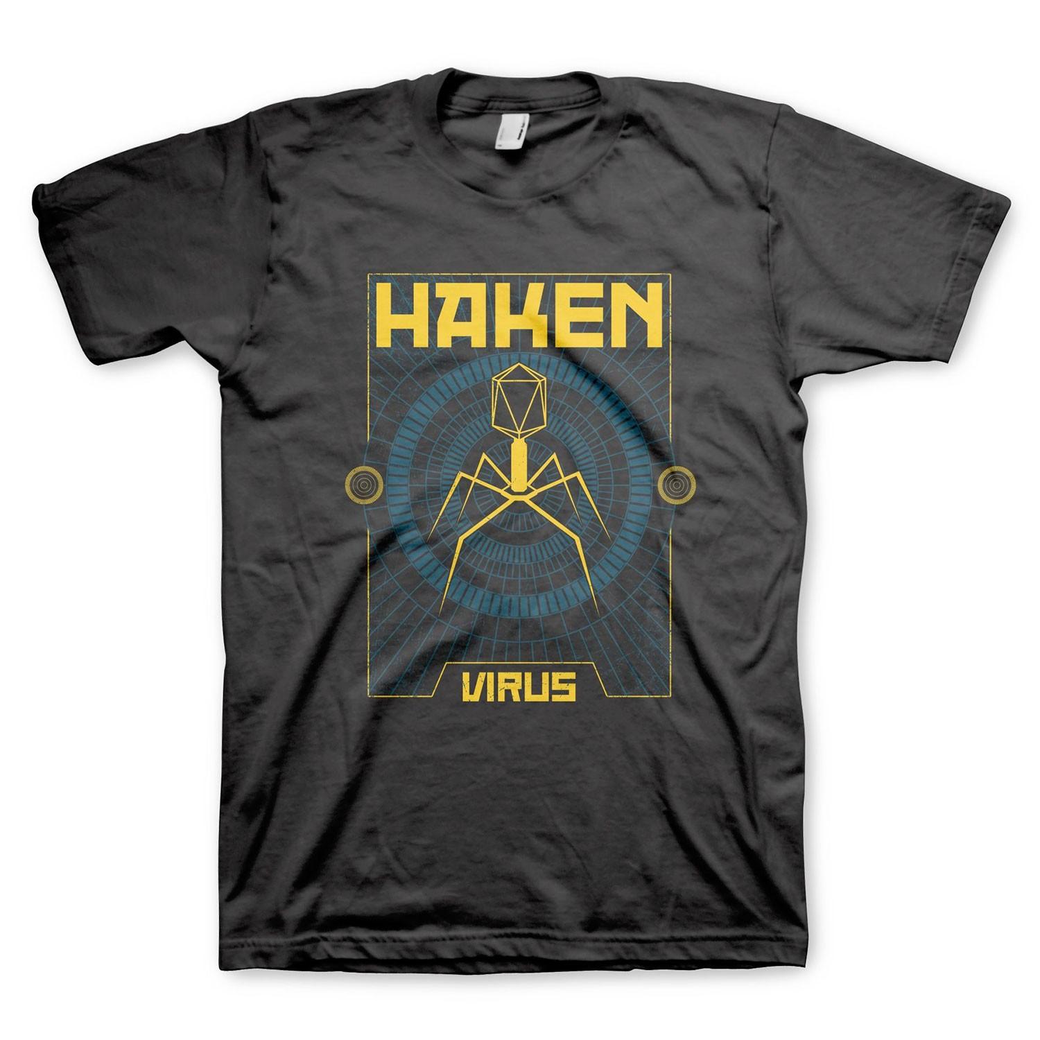 Mens Haken Virus T-shirt Large Black XL
