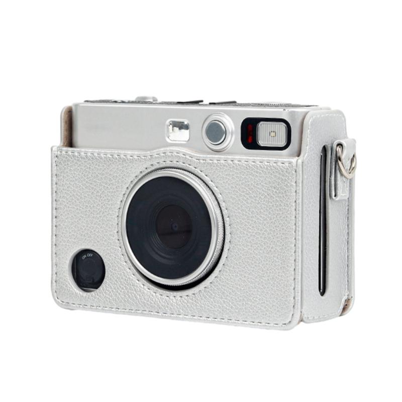 Per Custodia Mini EVO Borsa Protettiva Elegante in Pelle PU per Fotocamera Istantanea Mini EVO Protezione Tracolla Regolabile
