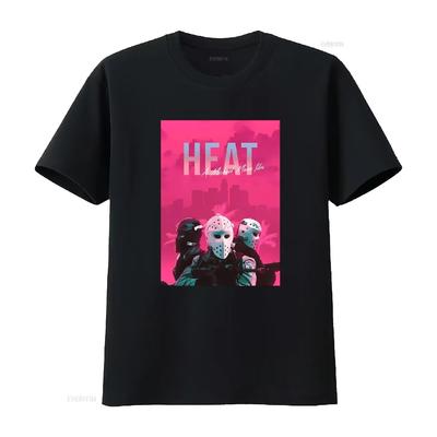 Heat 1995 Movie Classic T Shirt Vintage Washed Stretched Streetwear Breathable Versatile Stylish Graphic Designer Clothes