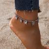Rhinestone Small Butterfly Anklet Summer Rhinestone Ankle Chain Claw Chain Fringed Foot Accessories Fashion Beach