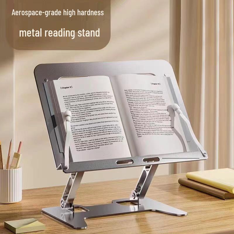 Multifunctional Wooden Book and Tablet Stand for Students and Children