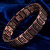 Bracciale a Croce Magnetico in Rame Rosso, Moda Retrò, Lusso Leggero, Bracciale Staccabile, Bracciale