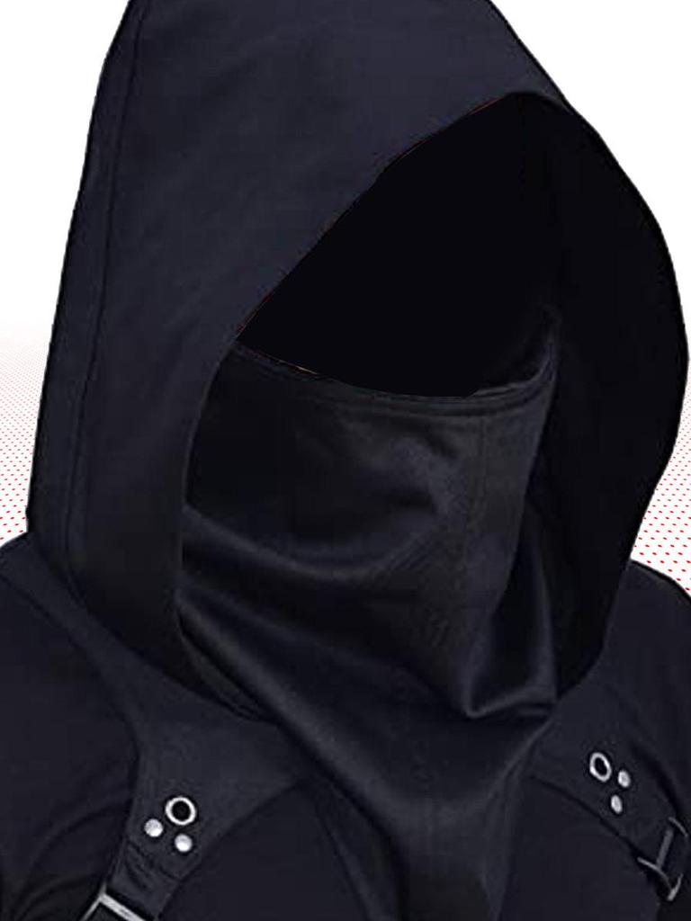 Manhua Society Cyberpunk Halloween Cosplay Hooded Cloak