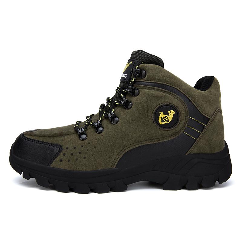 

Outdoor Hiking Shoes Men Anti-Slip Plush Thick-Soled Breathable Comfortable Ankle Boots Men Durable Casual Shoes Men 39 армия зеленый