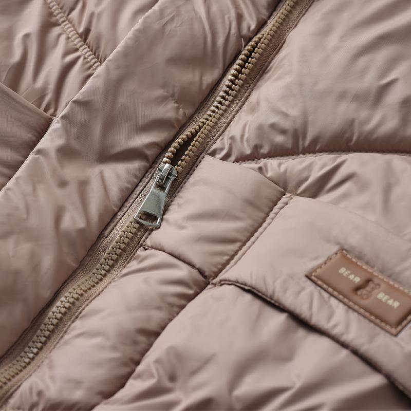 Módní Zimní Teplá Vesta Dámská Bez Rukávů Parka Ležérní Silná Dámská Bunda