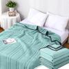 Yousheng Summer Cooling Sleep Quilt Ice Silk Machine Washable Absorbs Heat Prevents Night Sweats Lightweight Portable Sofa Living Room All-Season