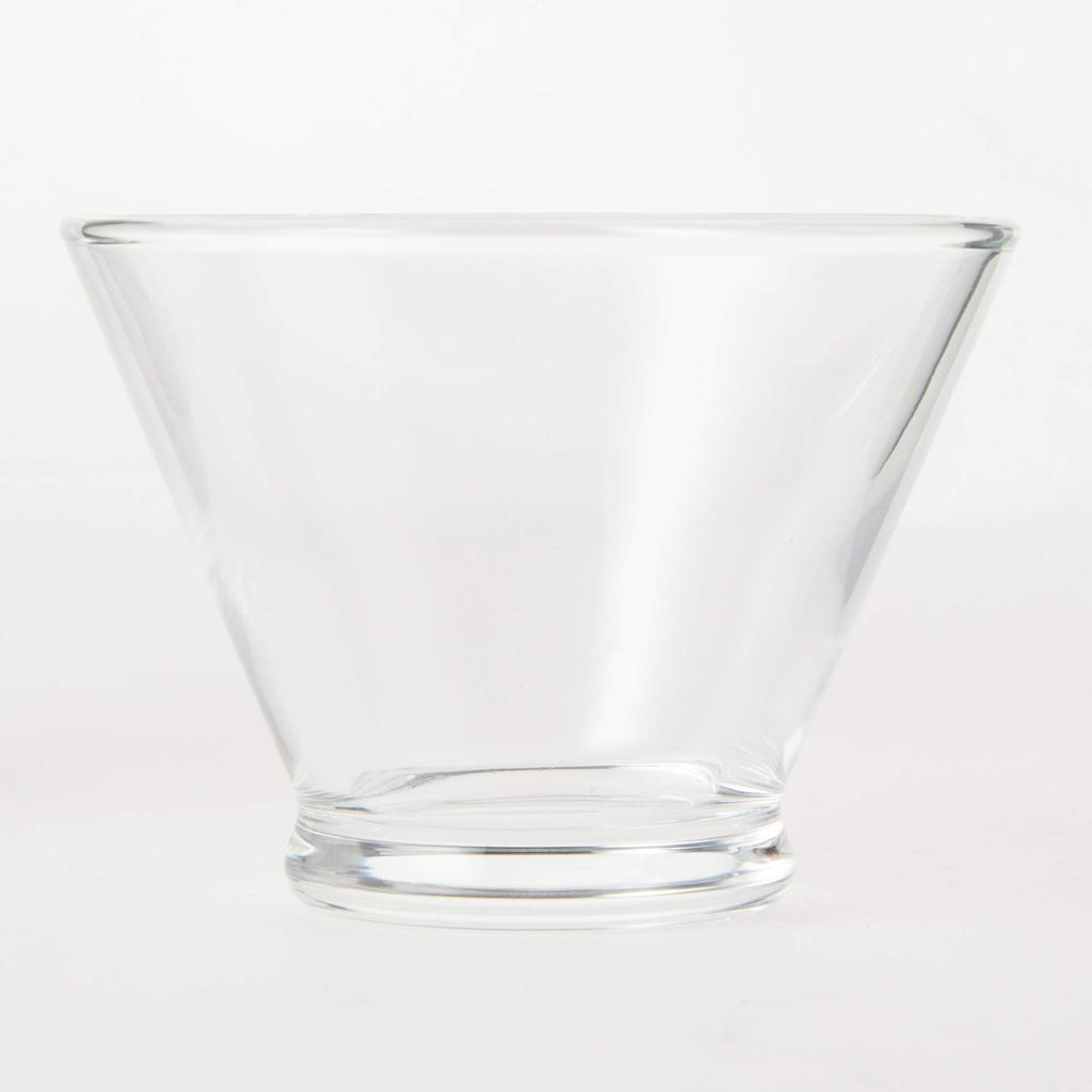 Toyo Sasaki Glass Dessert Made In Dishwasher Pack of 6 Bowl, Clear, 185ml, Bowl, Japan, Safe, B-09106HS,
