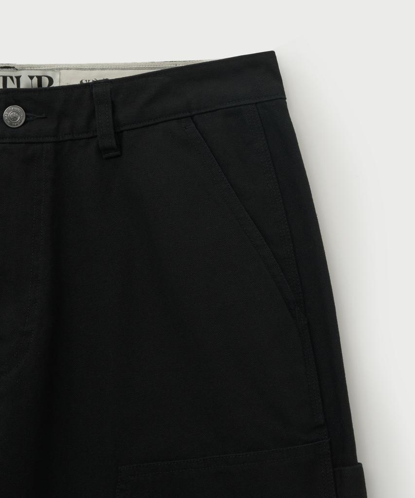 Seteo Double Knee Carpenter Pants Black