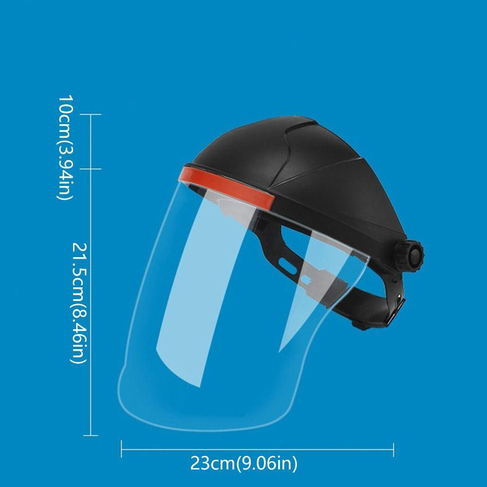 Anti Splash Protective Face Cover Transparent Welding Helmet Welder Face Shield  Landscaping