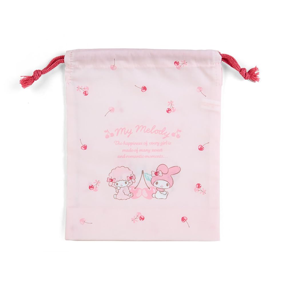 Sanrio My Melody Drawstring Bag with Gusset 254436 (S)