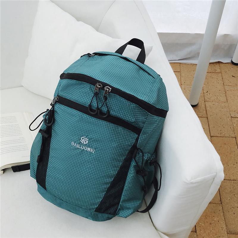 Lightweight Ripstop Outdoor Backpack Multi Pocket Adjustable Strap Casual Daypack for Hiking Travel and Daily Commute