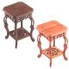 Suport din Lemn pentru Ghivece de Flori, Interior Exterior, Suport pentru Ghivece, Scaun Rustic pentru Afișarea Plantelor, Decor pentru Casă și Grădină