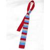 Teens Knit Necktie Women British Style Striped Necktie Uniform Self Tie Necktie