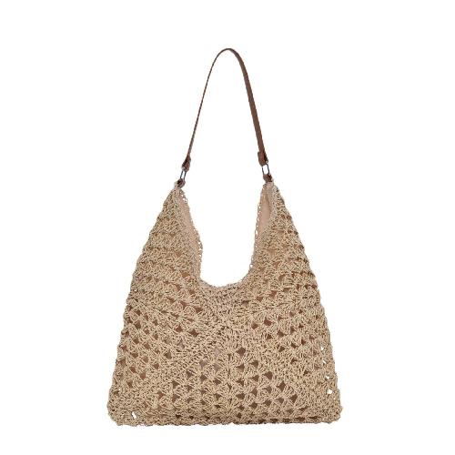 Bag Hand-woven Casual New Large-capacity One-shoulder Hollow Seaside Straw Holiday Beach Art Tote