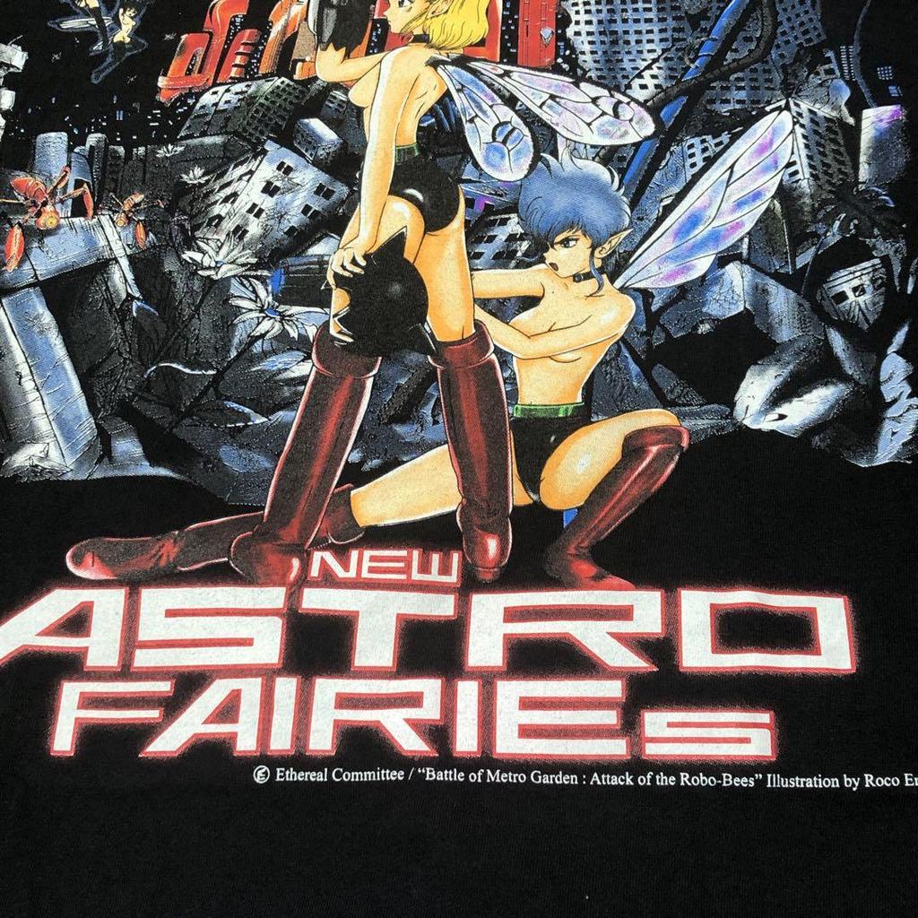 [USED] USA-made Bondage Fairies T-shirt, Astro Boy, Manga, Anime, Vintage Clothing