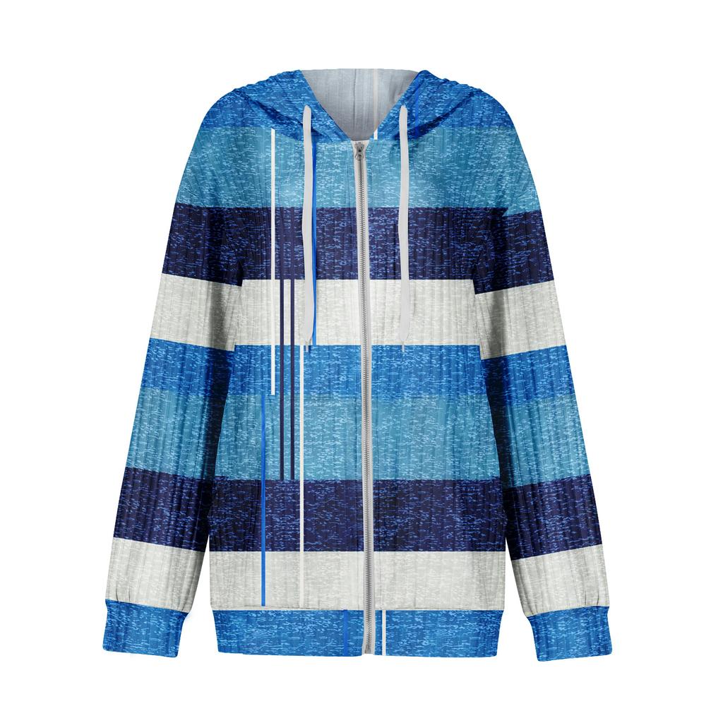 Mikiny pro ženy Trendy topy Ležérní Podzimní Móda Mikina s dlouhým rukávem S kapsami Svetr Lehký