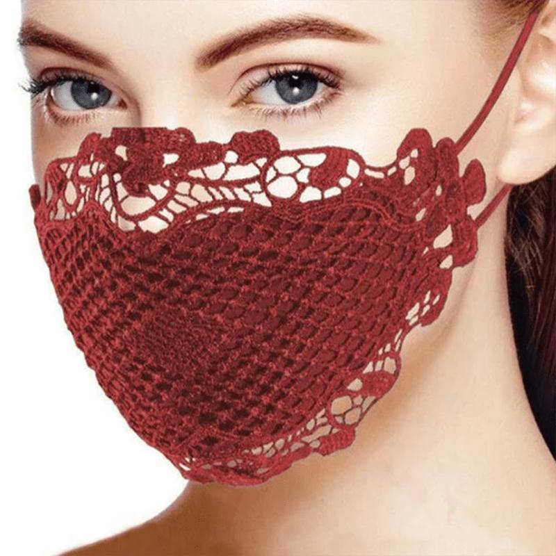 1pc Sunscreen Lace Mask,multi-color Sexy Breathable Holiday Gifts,Suitable for Outdoor Activities Such As Traveling,cycling,etc.