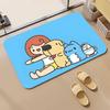 Anime C-capoo Floor Mat Diatomite Bath Mat, Quick Dry Absorbent Non-Slip Door Mat