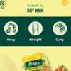 Styling Hair Cream Dandruff Protection with Lemon, Tea Tree, Almond Vatika Dabur 125 Ml