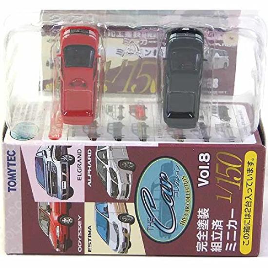 Tomytec The Car Collection Minivan Edition Elgrand Specification Single Item [2B] 1/150 Vol.8 Black/Fire