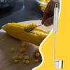 Corn Cob Stripper Stainless Steel Ergonomic Remover 2pieces Corn On The Cob Peeler For Kitchen Vegetable Sweet Salad Home Prep
