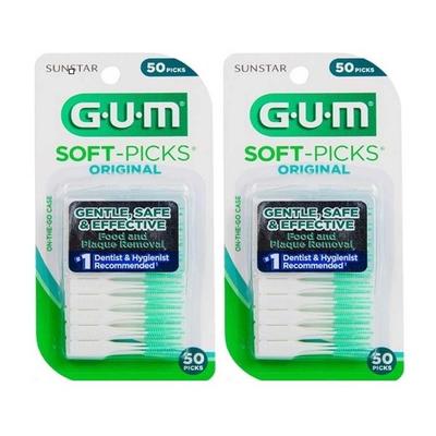 Gum Soft Pick Orijinal Diş Arası Fırçası, 50 Parça, 2 Parça
