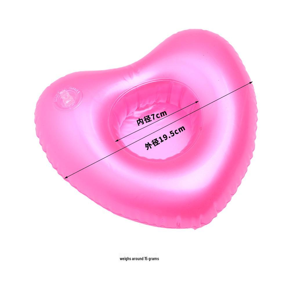 Available: Inflatable Cup Holders - Flamingo, Donut, Lemon, Watermelon, Pineapple, Crab, and Heart.