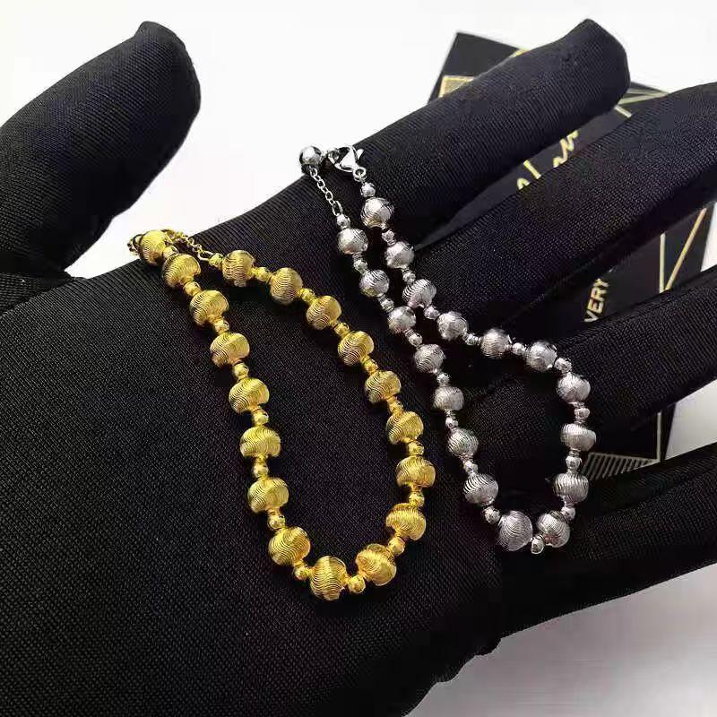 European and American simple cat eye pull bracelet burst flash small light bulb car flower round beads women party Zircon gift