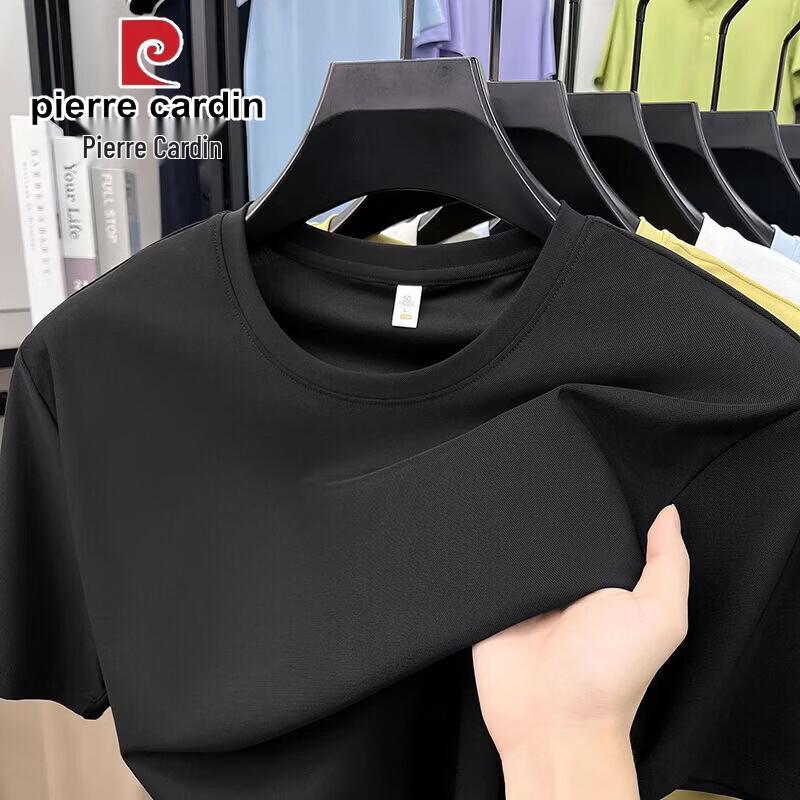 Pierre Cardin Men's Nylon-Spandex Short Sleeve T-Shirt