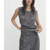Autumn New French Casual Blended Inner Vest MD