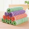 5PCS Wash Clean Towels Water Kitchen Colorful Dining Stripe