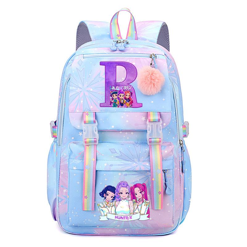 Kpop Demonunter Kids Backpack College Wind Large Capacity Student School Bag