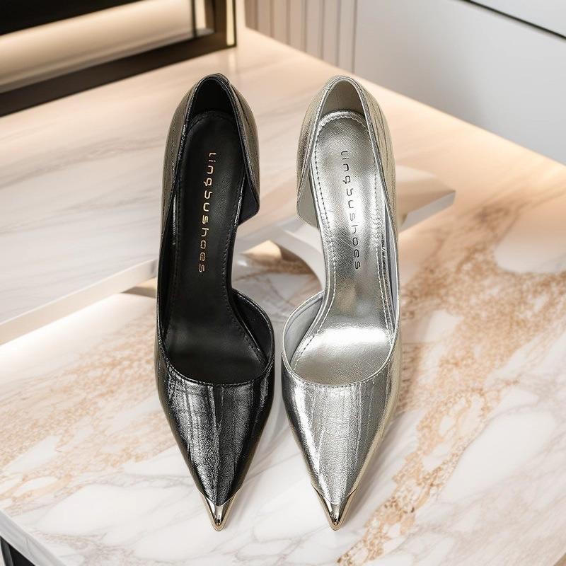 Temperament Commuting Thin Heels Super High Heels Shu Chinese Style Pointed Single Shoes Light Mouth Shoes