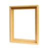 Narrow Edge L-Shaped Wood Grain Foam Frame for DIY Wall Art