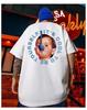 Men's Plus Size Trendy Short Sleeve Loose T-shirt - Summer Half Sleeve 300 Jin