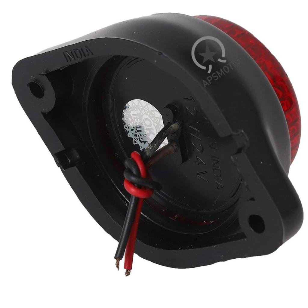 18PCS Red LED Marker Lights 12V Waterproof Trailer Side Marker Lamps for Truck Bus Lorry Boat Cargo Universal Fit