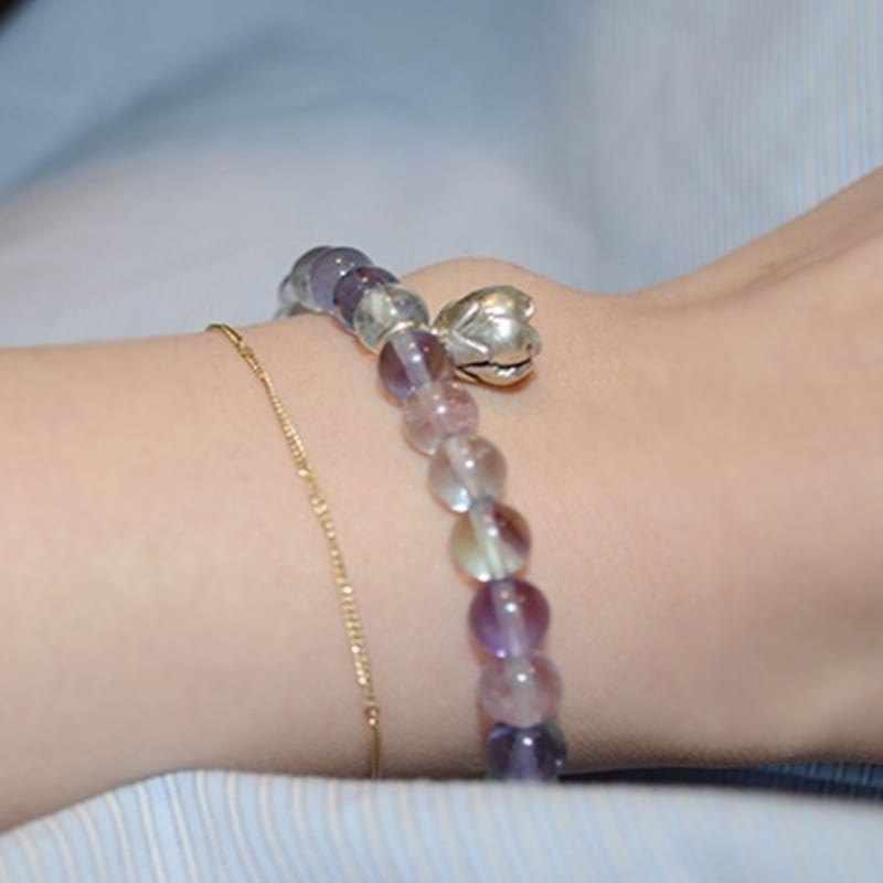 

martha in the garret tulipiere.fluorite silver