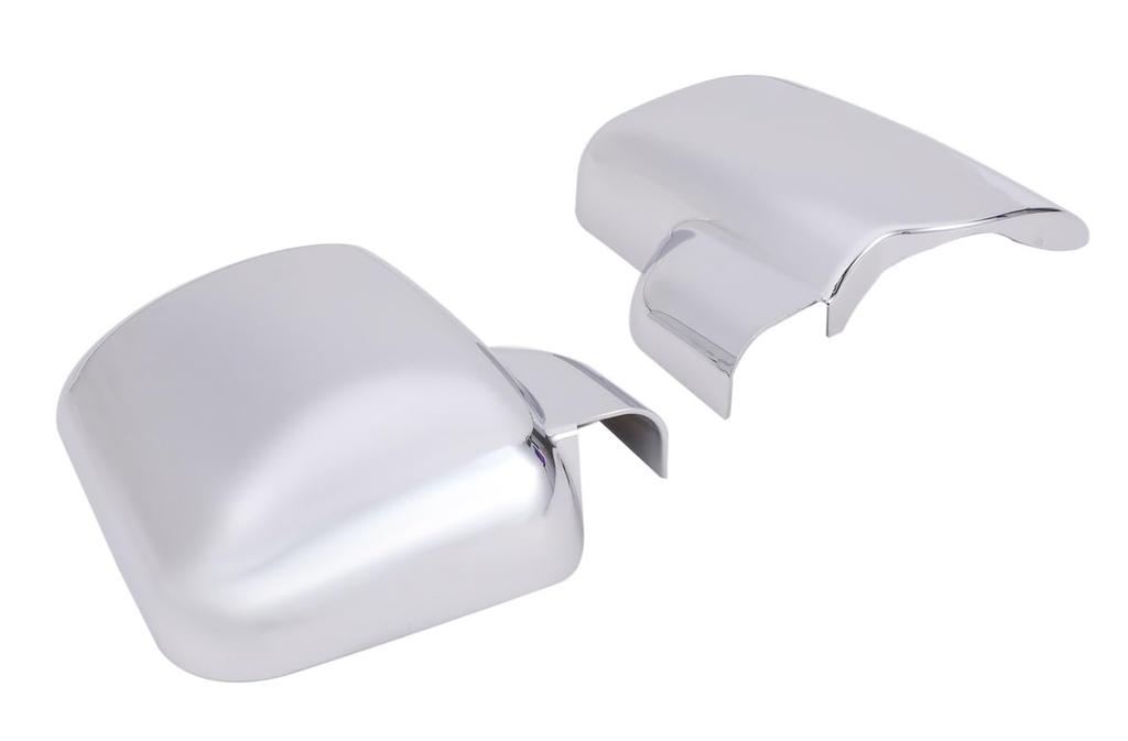 Daihatsu Door Mirror Covers for Hijet Truck Silver Left and Right Universal Custom Jumbo S500P/S510P, Chrome, Set, Dress-Up Parts, Aftermarket,