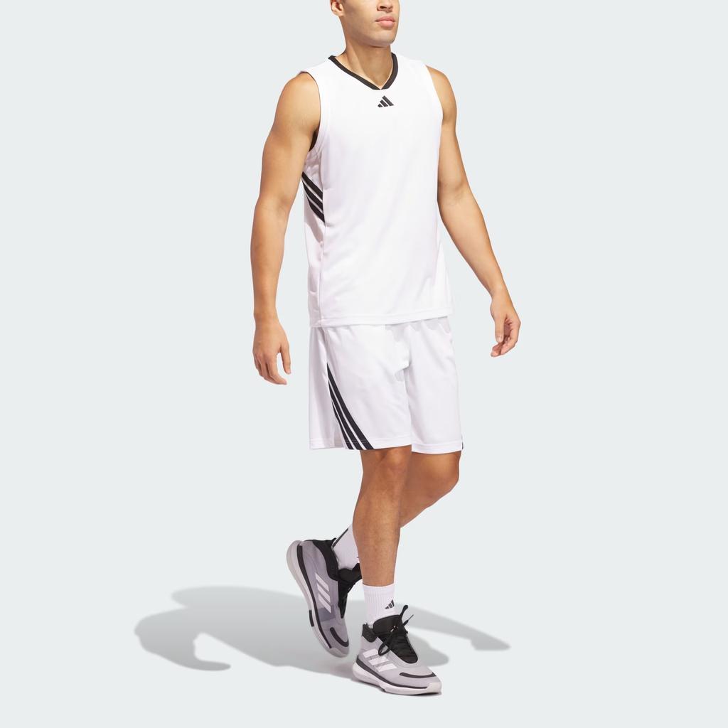 Adidas Legends Tank Top White/Black Men Streetwear JN4745