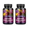 Coolkin High Potency Hawthorn Berry Capsules, Concentrated Extract, Easily Absorbed, Suitable for Adults, Natural Supplement