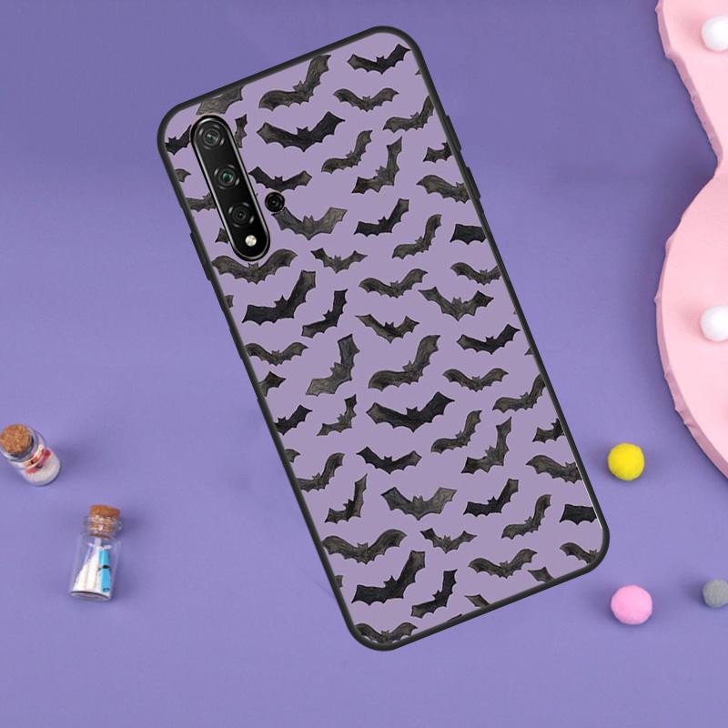 Halloween Vampire Bats For Huawei Nova 10 9 SE 3i 7i 8i 11i 12i Y60 Y61 Y70 Y72 Y73 Y90 Y91 P20 P30 P40 Lite Case