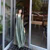 2026 French Yellow Spaghetti Strap Sleeveless Dress for Women - Summer Beach Fairy Long Dress