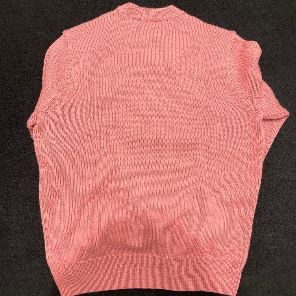 Used PALACE pink rabbit knit sweater M